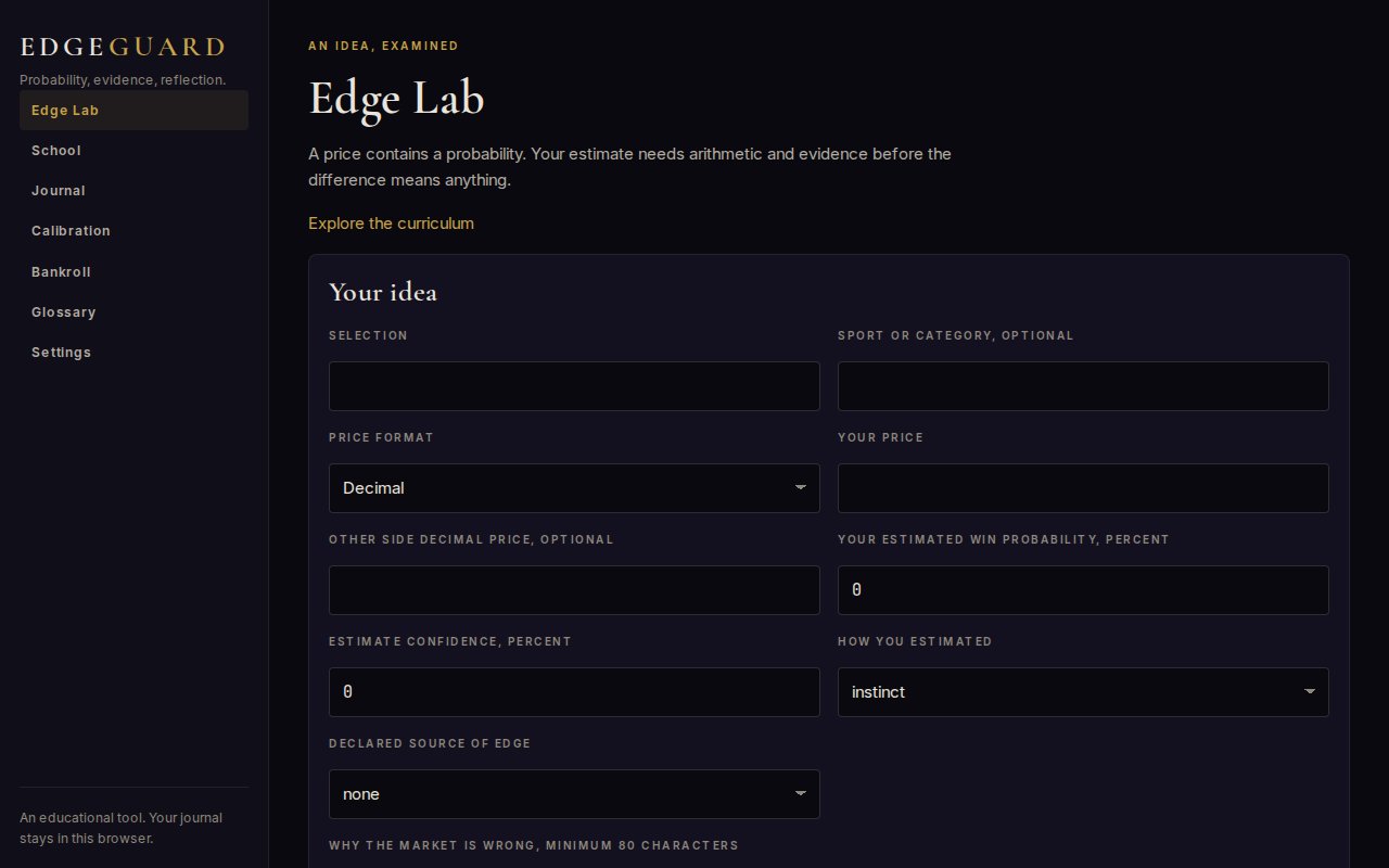 EdgeGuard application preview